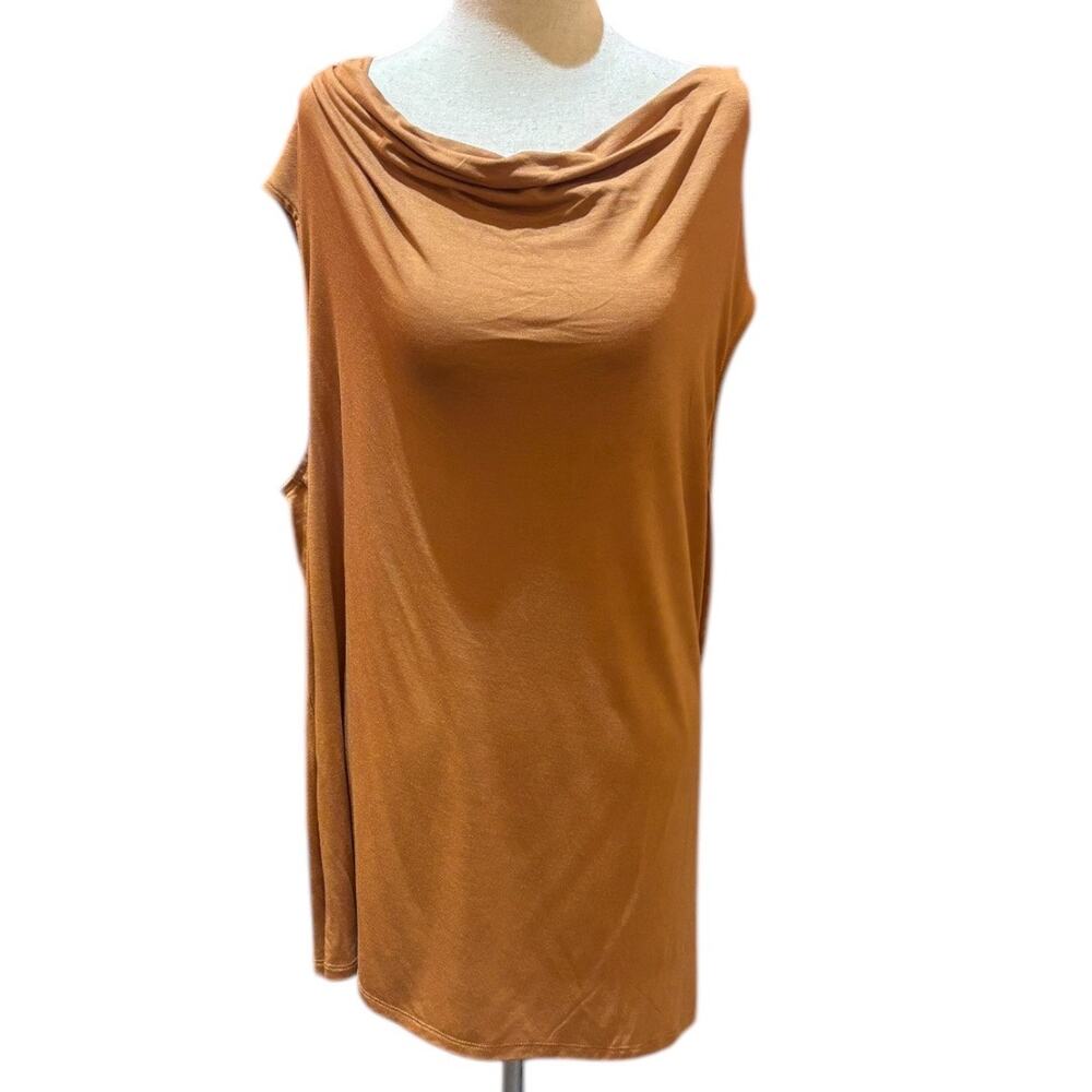 Women’s Size 3 22/24 Torrid Lion Studio Tissue Jersey Drape Neck Tank Top Soft